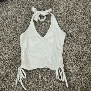 hollister cinch halter top
